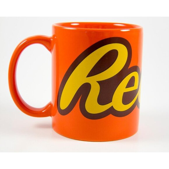 Galerie Reese's Peanut Butter Cup Coffee Mug Orange 10oz - Picture 1 of 6